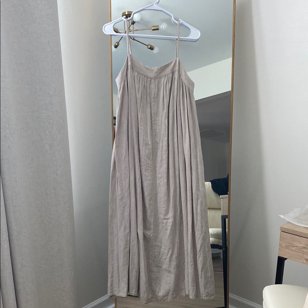 Marks & Spencer Linen Blend Midi / Maxi Dress
